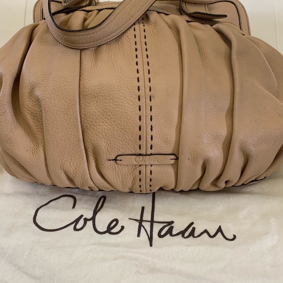 Cole Haan Village Soft Rouched Satchel - Picture 4 of 6